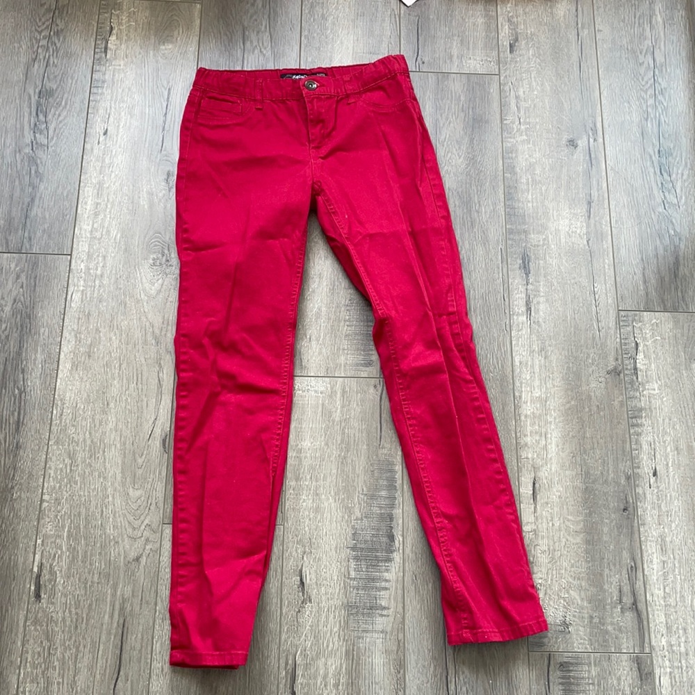 These pants are size 16. Never worn. Super skinny